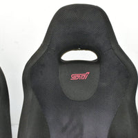 2003 - 2008 JDM Subaru Forester SG9 STI Black Front Seats and Rear Foldable Seats