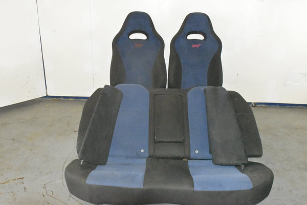 JDM 02 - 07 SUBARU WRX STI GDB BLUE SEATS WITH MATCHING REARS SEATS RAILS
